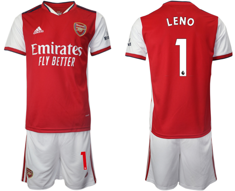 Men 2021-2022 Club Arsenal home red #1 Soccer Jersey->customized soccer jersey->Custom Jersey